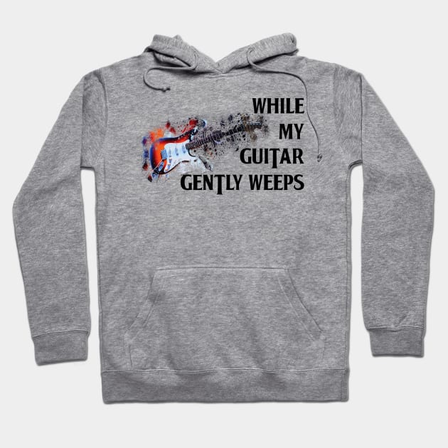 Weeping Guitar Hoodie by masciajames